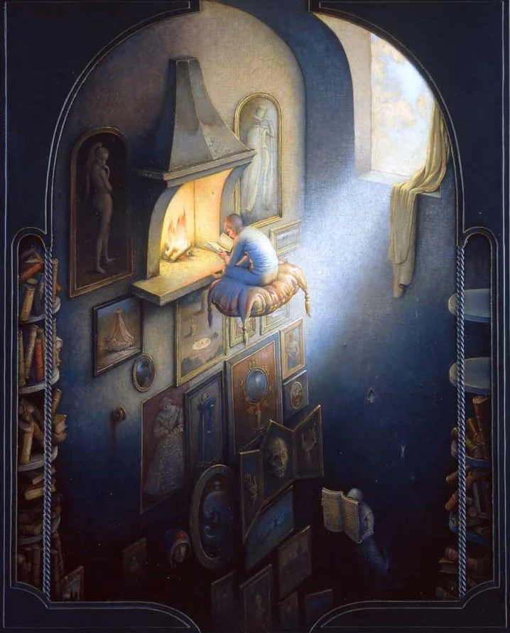 VERLINDE Gemaelde フランス語| Claude Verlinde Claude Verlinde, 1927 | Fantastic Realism painter | Tutt'Art